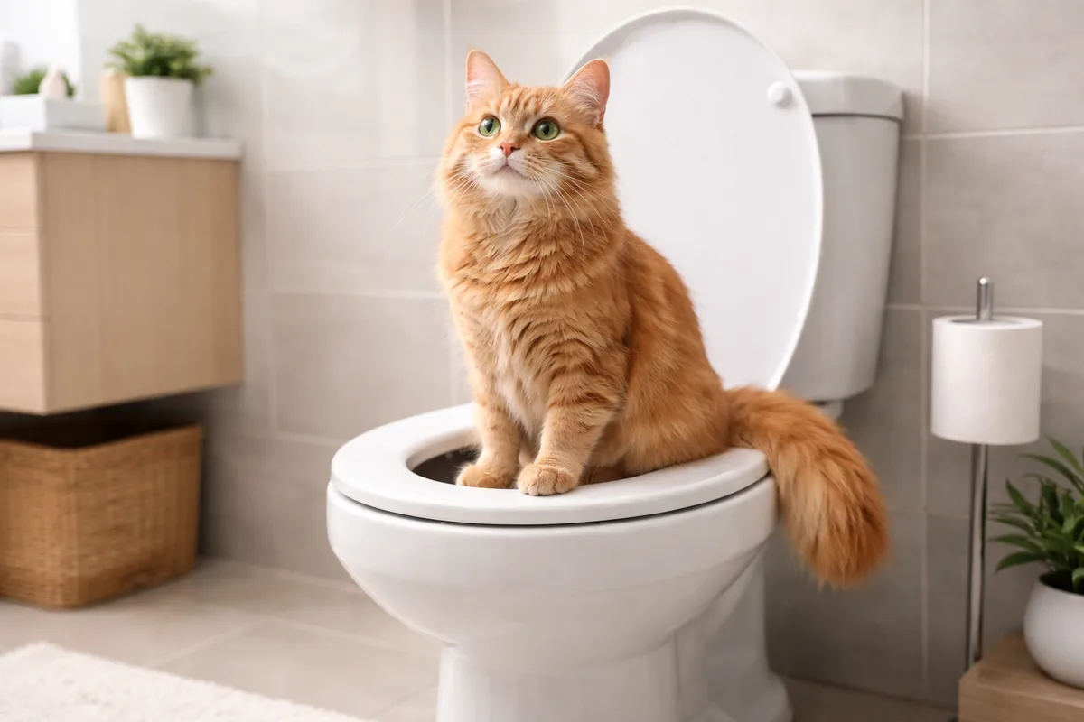 Peut-on entraîner un chat à utiliser les toilettes