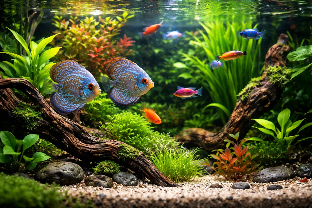 Comment adapter l'environnement d'un aquarium pour des poissons tropicaux